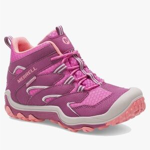 Merrell Unisex-Child Chameleon 7 Access Mid WTRPF Hiking Boot Size 2Y